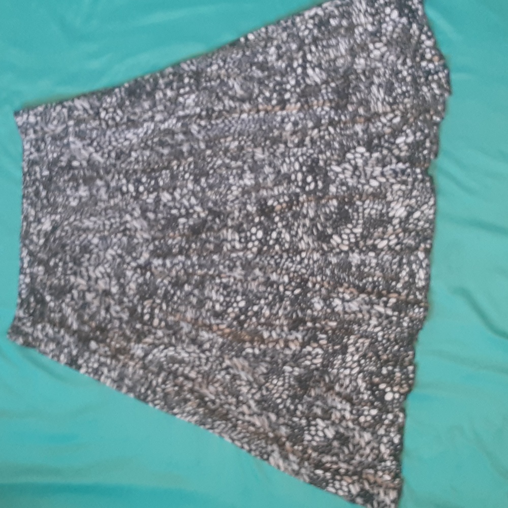 PREMISE BLACK AND WHITE PRINT, PULL ON, LONG, XL